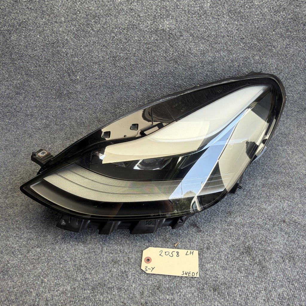 2021-2023 TESLA MODEL 3 Y LEFT HEADLIGHT PROJECTOR MATRIX 2ND GEN 1514952-00-C