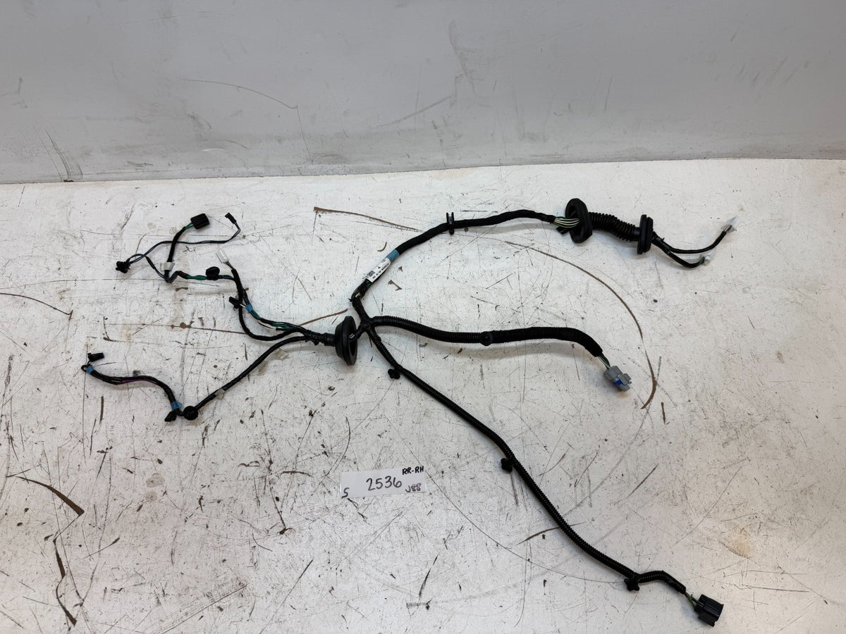 2012-2016 Tesla Model S Rear Right Door Wiring Harness OEM 1004426-00-M