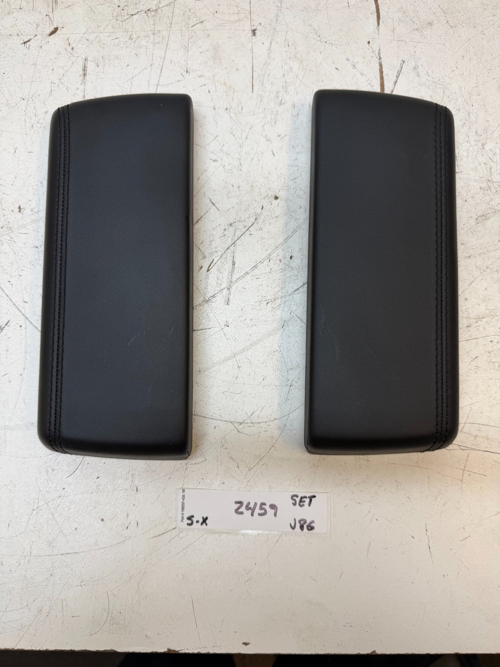 2012-2020 Tesla Model S X Front Left Right Center Console Armrest Pad Set OEM
