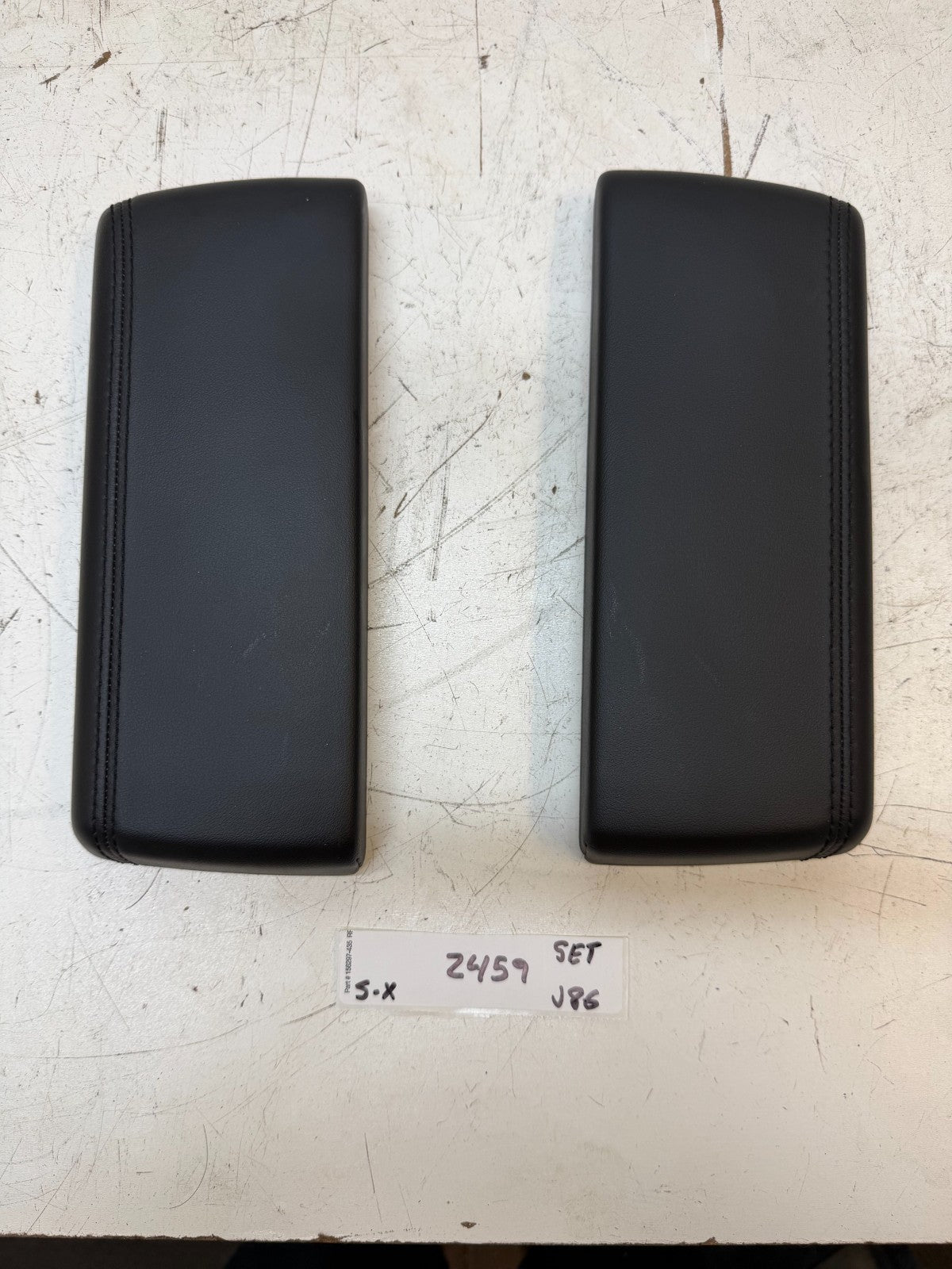 2012-2020 Tesla Model S X Front Left Right Center Console Armrest Pad Set OEM