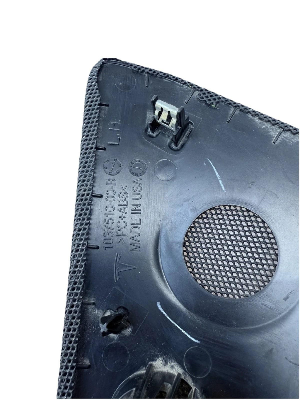 ♦️16-20 TESLA MODEL X FRONT LEFT SIDE DOOR SPEAKER GRILLE COVER OEM, 1037510-00