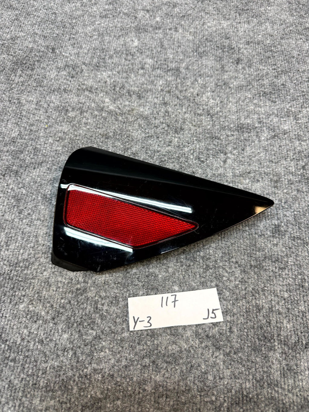 2017-2024 TESLA MODEL 3 Y REAR RIGHT CHARGE PORT DOOR REFLECTOR OEM 1518783-10-B