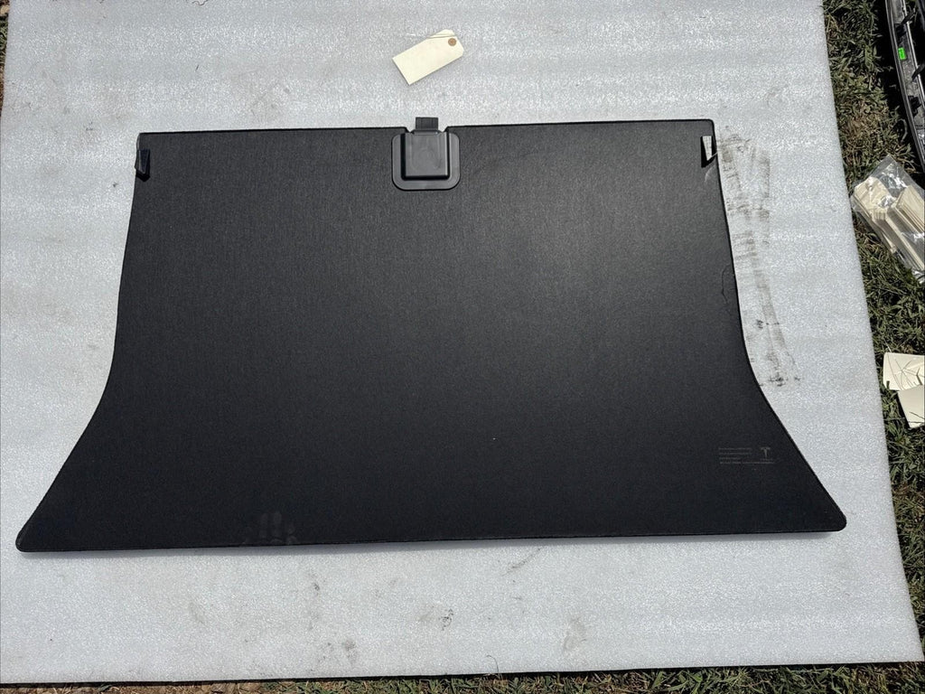 ♦️2016 - 2020 TESLA MODEL X REAR BOOT FLOOR BOARD BLACK OEM, 1108701-00-C