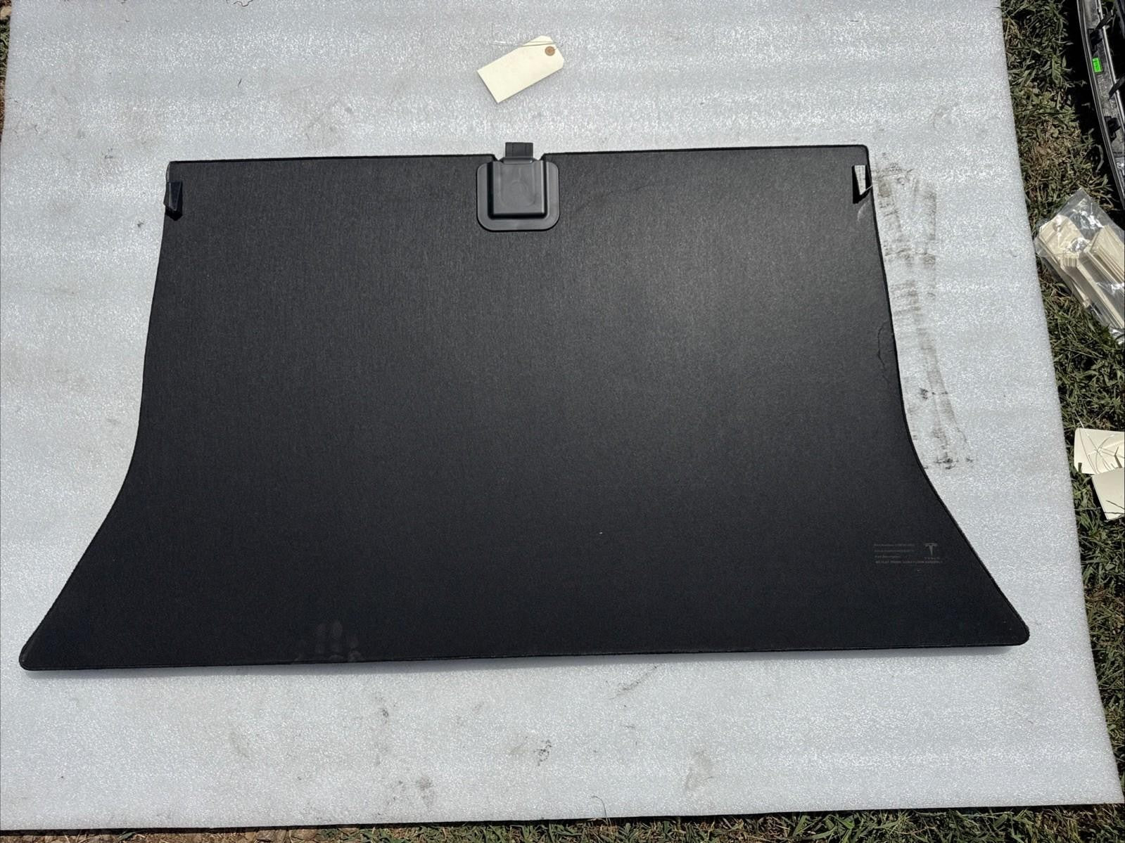 ♦️2016 - 2020 TESLA MODEL X REAR BOOT FLOOR BOARD BLACK OEM, 1108701-00-C