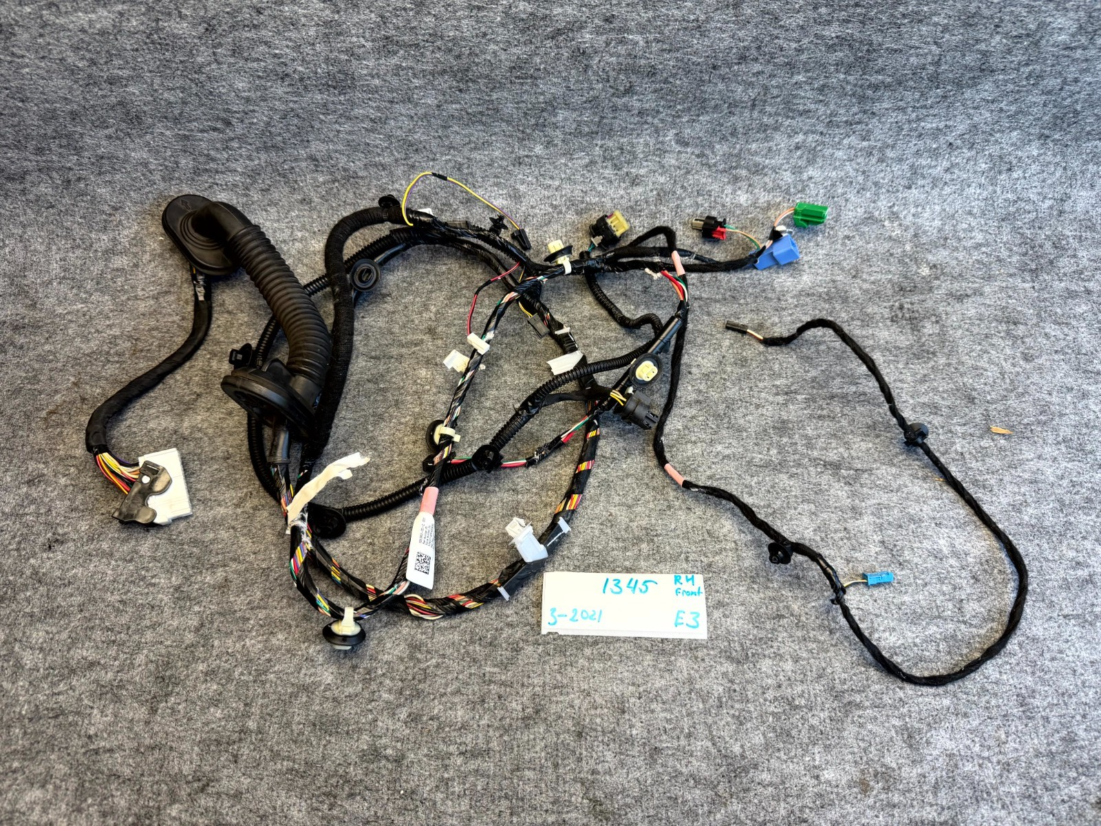 ♦️2017 – 2023 TESLA MODEL 3 FRONT RIGHT SIDE DOOR WIRE HARNESS OEM, 3067963-00-C