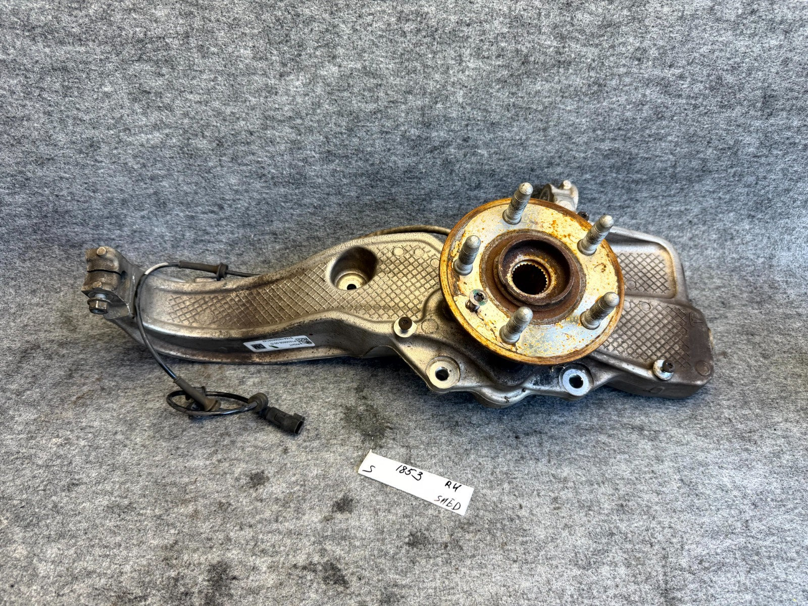 ♦️2012 - 2020 TESLA MODEL S FRONT RIGHT SIDE KNUCKLE WHEEL HUB OEM, 1030606-00-D