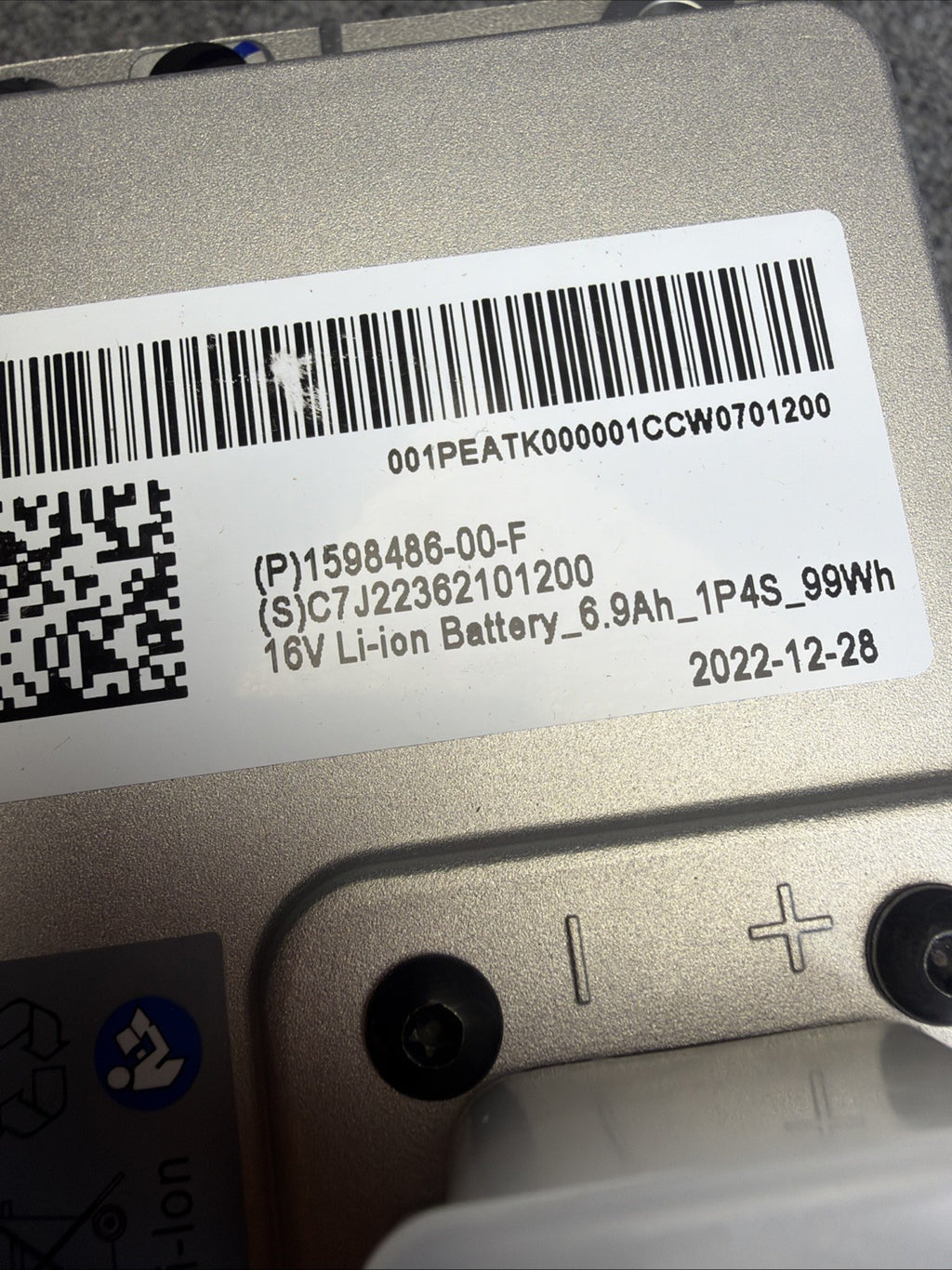 NEW OEM Tesla Model 3/Y/S/X 16V Li-Ion Battery 1598486-00-F