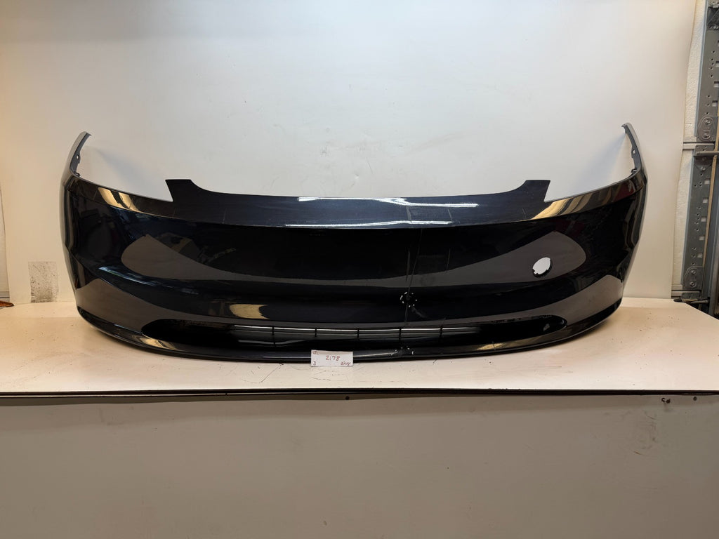 2024-2026 Tesla Model 3 Front Bumper Cover Panel W/O Sensor Holes P2005802-00-B