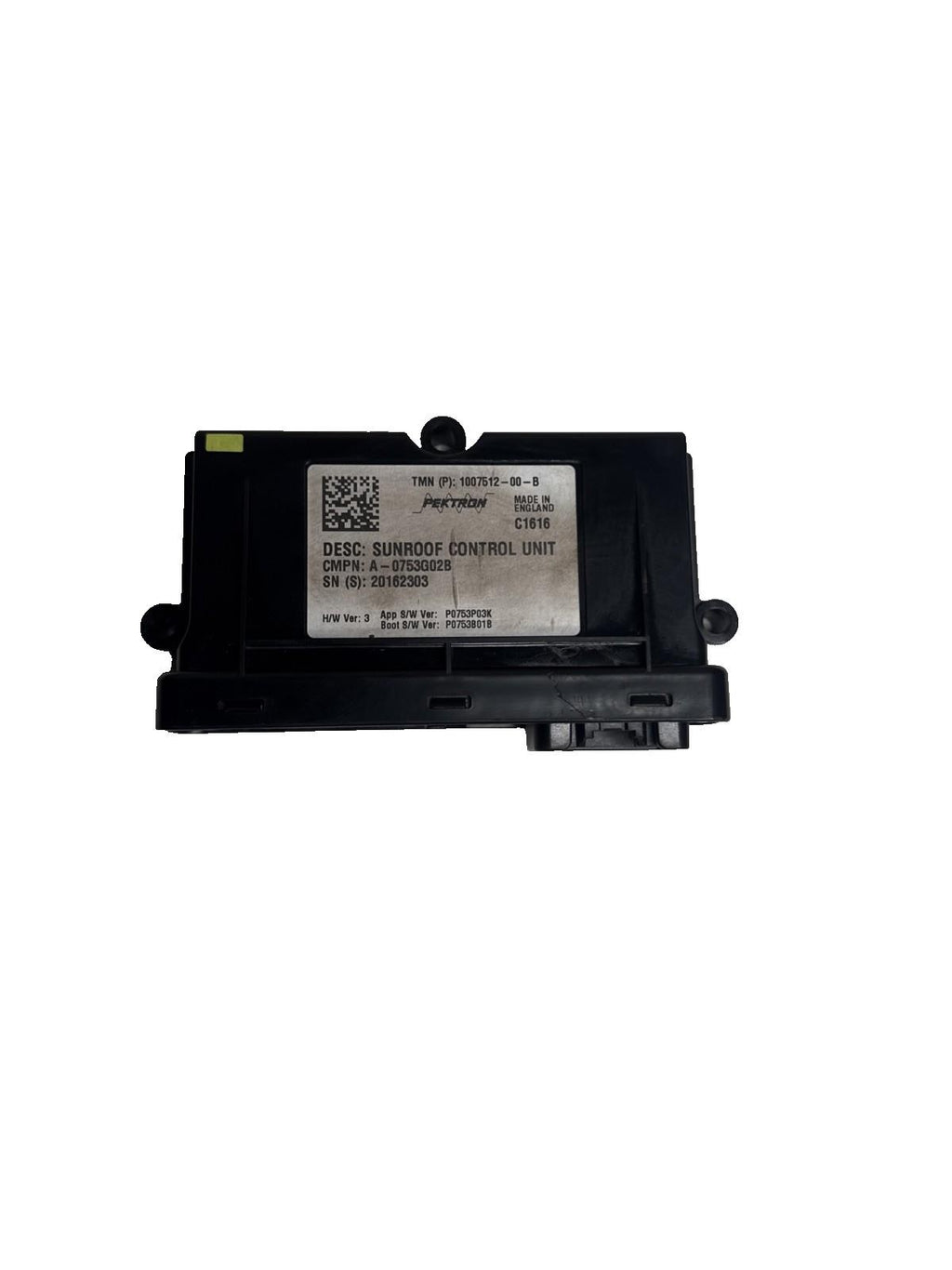 ♦️2012-2020 TESLA MODEL S SUNROOF MOONROOF CONTROL MODULE UNIT OEM, 1007512-00-B