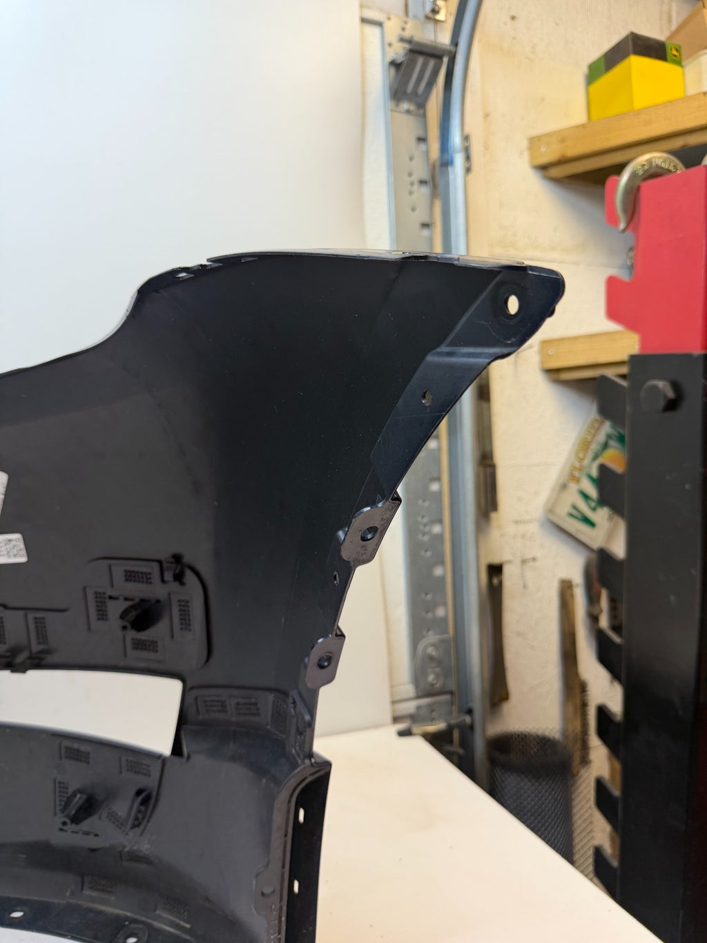 2022-2024 Tesla Model Y Front Bumper Cover W/O Sensor Holes OEM P1687994-TX-A