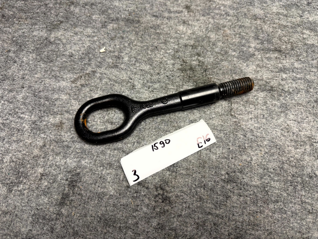 ♦️12-20 TESLA MODEL S FRONT BUMPER TOWING EYE TOW HOOK ASSY OEM, 1077570-00-D