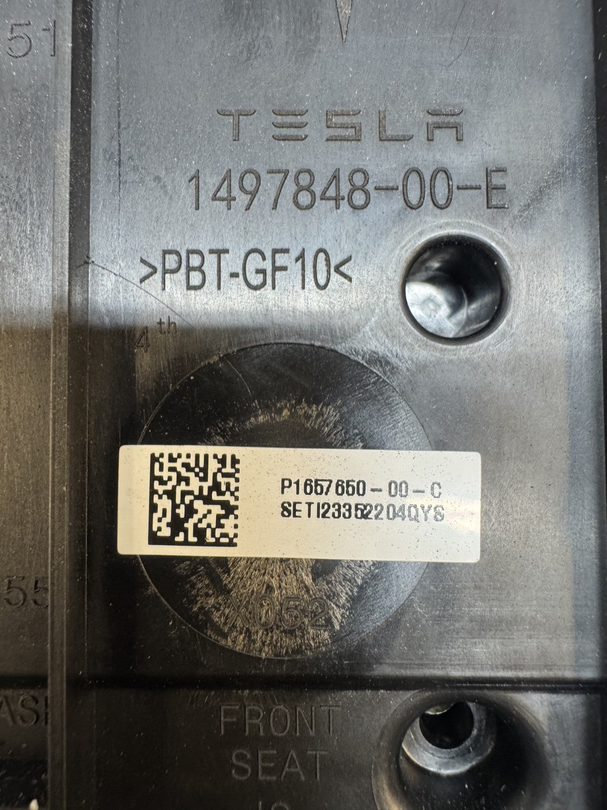 2020 - 2024 TESLA MODEL Y RIGHT LOW VOLTAGE ELECTRONIC MODULE OEM, 1657650-00-C