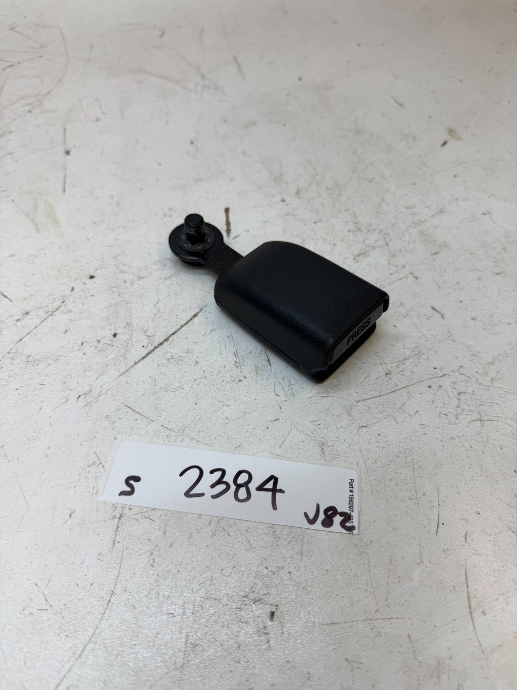 2012-2020 Tesla Model S Rear Left or Right Seat Belt Buckle Black 1005269-00-D