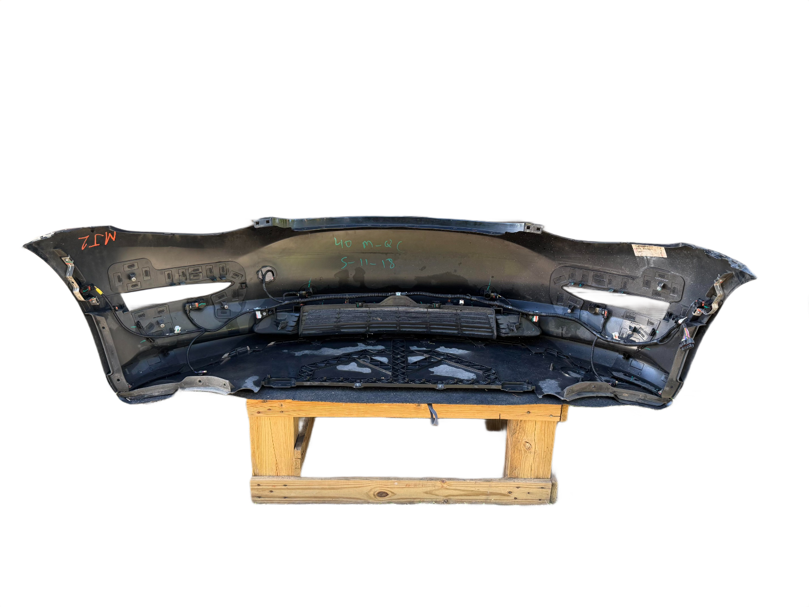 2017-2023 Tesla 3 Front Bumper Cover With Sensor Holes Black