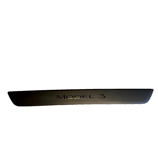 17-23 TESLA MODEL 3 FR LEFT/RIGHT DOOR SILL SCUFF PLATE PANEL OEM, 150476300C