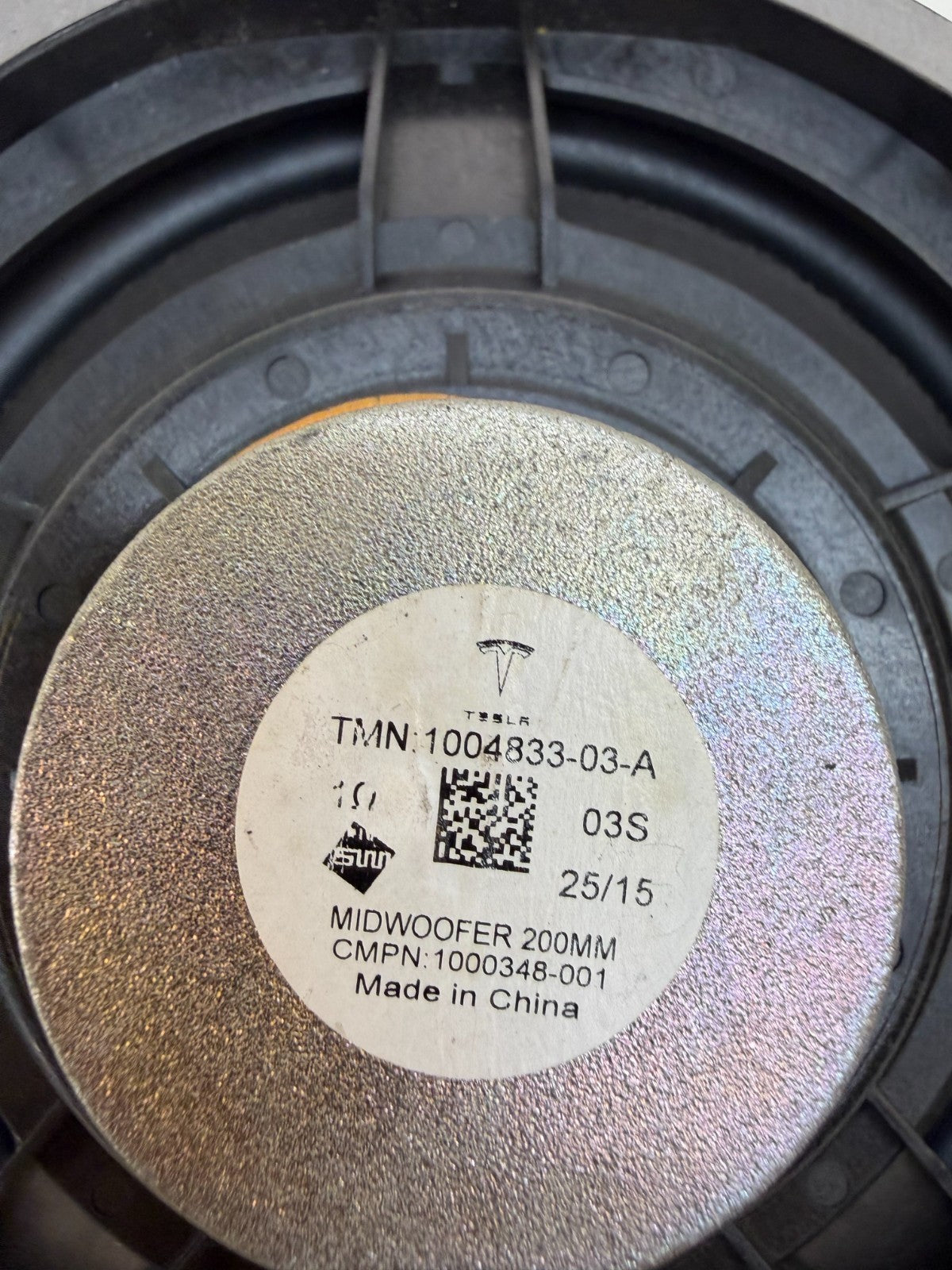2012-2020 Tesla Model S Front Right or Left Door Speaker Audio 1004833-03-A