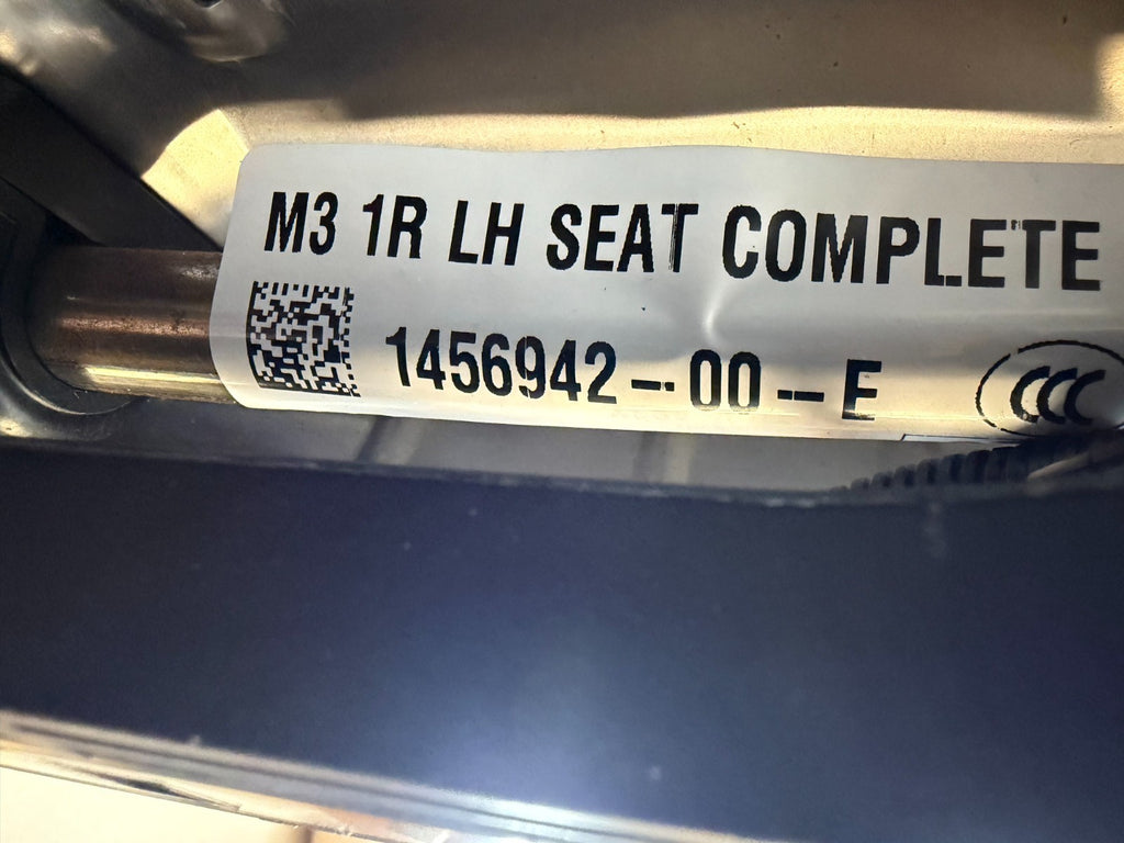 2017-2023 Tesla Model Y Front Left Complete Seat Black 1456942-00-E
