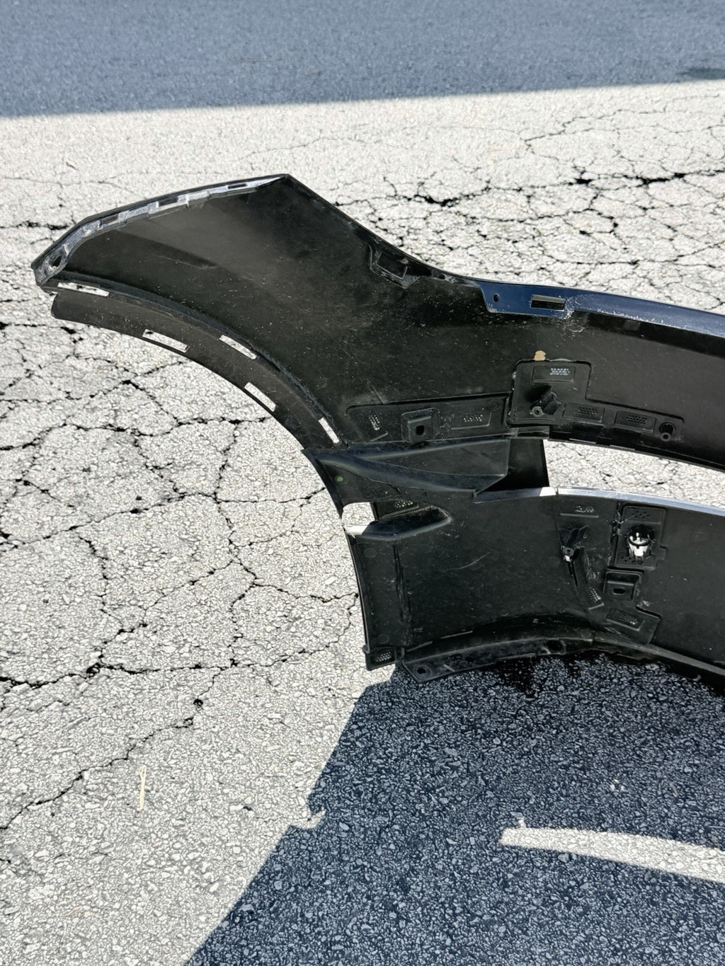 2022-2025 Tesla Model X Front Bumper Cover OEM Sensor Type Black