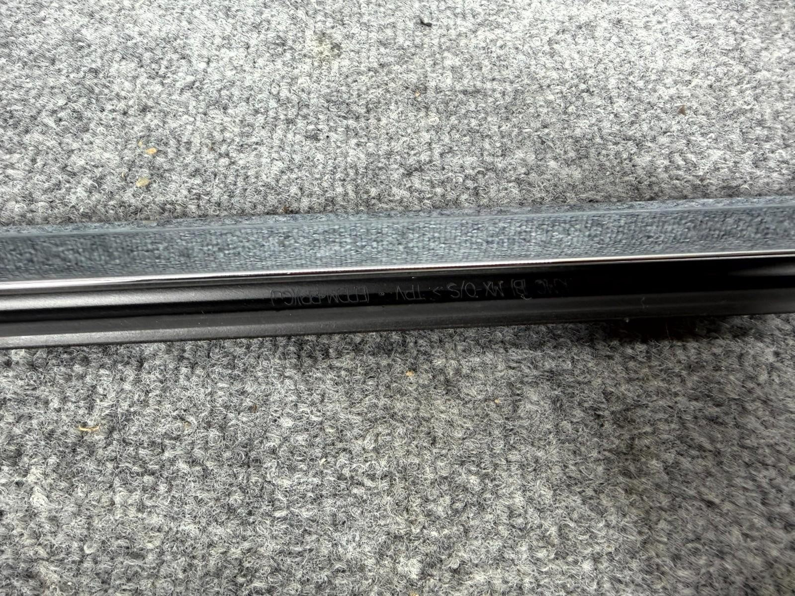 2012-2020 Tesla Model S Front Right Door Chrome Belt Molding OEM, 1038394-00-A