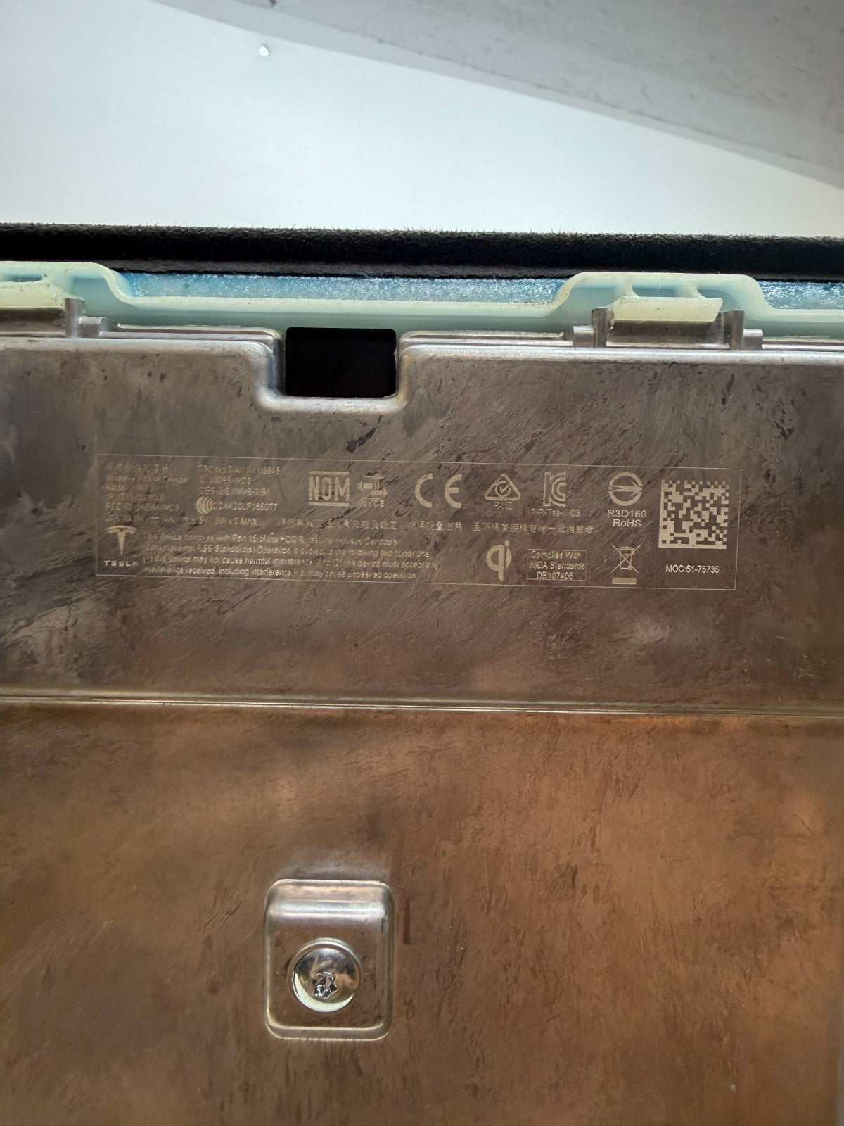 2016 - 2020 TESLA MODEL 3 Y Front Center Console Upper Cover Panel Bezel