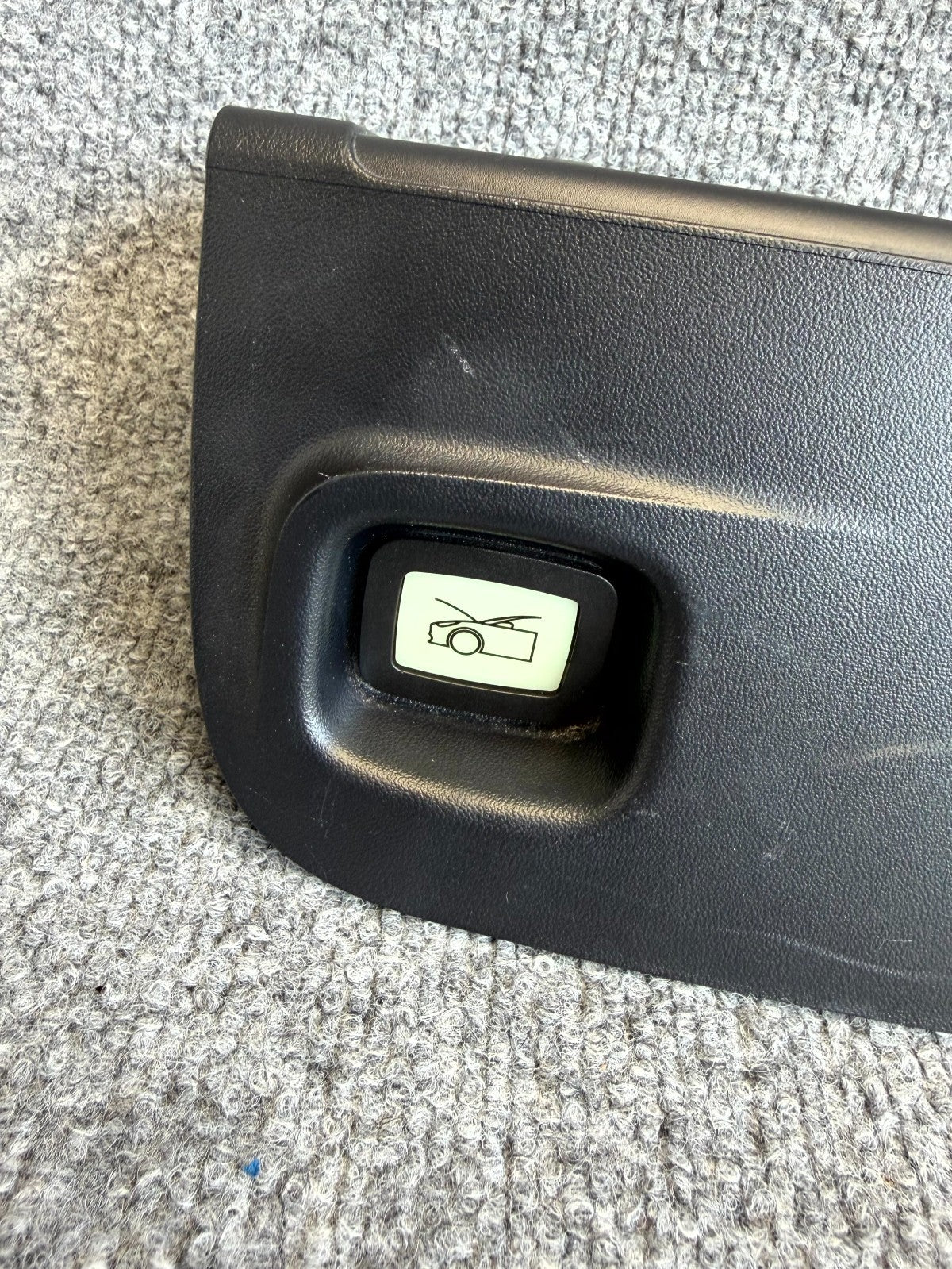 2017-2023 TESLA MODEL 3 FRONT TRUNK CLOSEOUT SWITCH TRIM COVER OEM, 1555579-00-B
