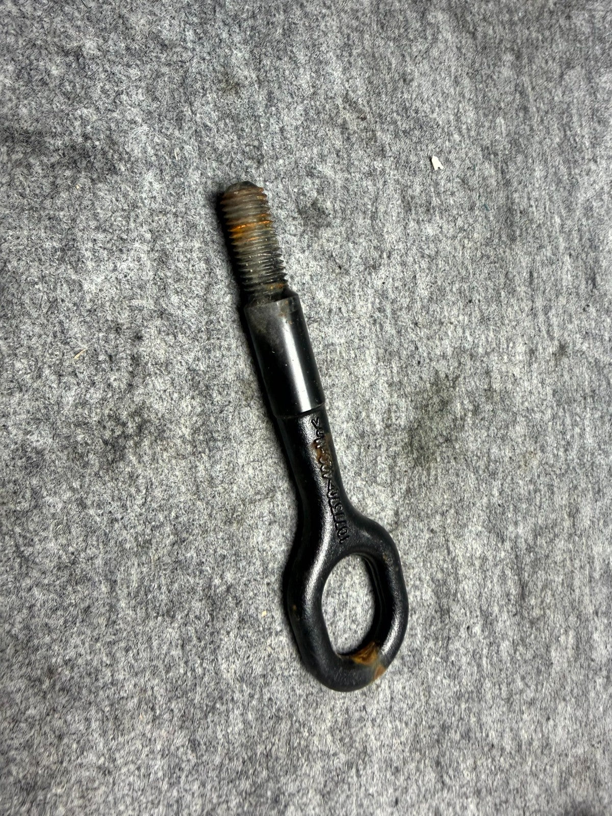 ♦️12-20 TESLA MODEL S FRONT BUMPER TOWING EYE TOW HOOK ASSY OEM, 1077570-00-D
