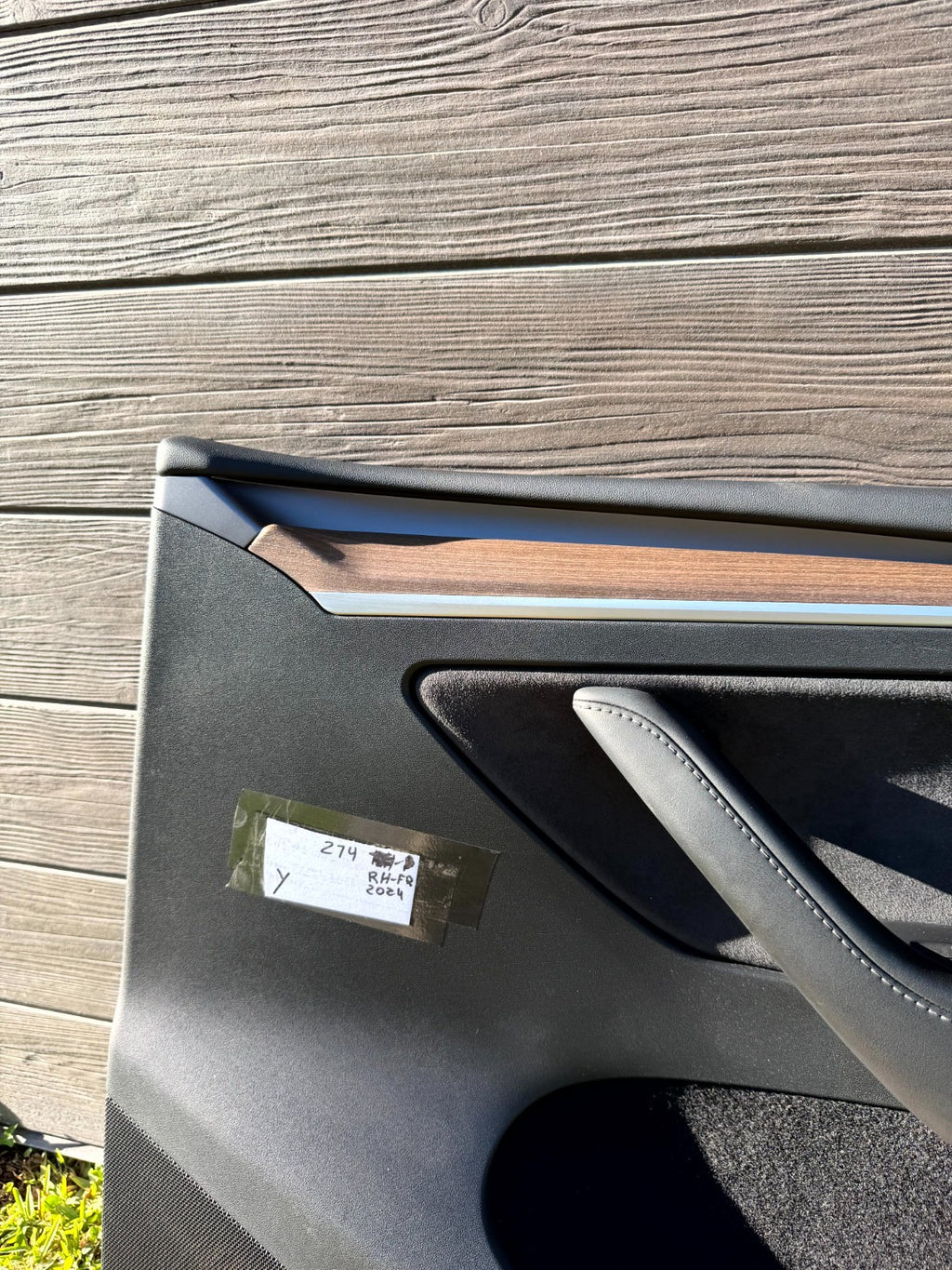 2020 - 2024 TESLA MODEL Y FRONT RIGHT SIDE DOOR PANEL CARD OEM, 1997294-00-E