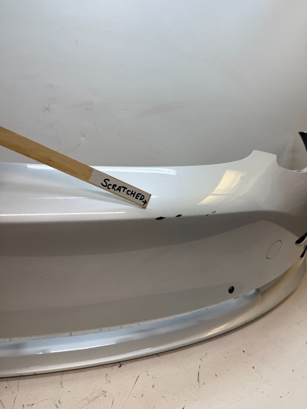 2017-2023 Tesla Model 3 Front Bumper Cover Panel w/ Park Sensor Hole Assembly