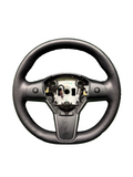 ♦️2020-2025 TESLA MODEL Y LEFT SIDE STEERING WHEEL LEATHER OEM, 1490214-00-B