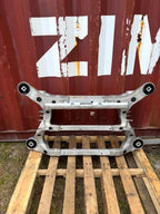 2012 - 2020 TESLA MODEL S REAR SUBFRAME CROSSMEMBER CRADLE OEM, 1009826-00-A