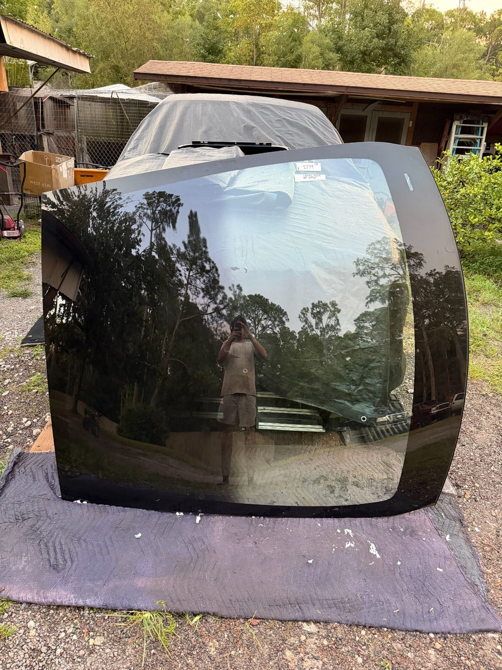 2016-2020 Tesla Model X Front Middle Panoramic Roof Window Glass