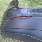 23-24 Model Y Rear Bumper Cover + Lower Valance Diffuser Gray PN01 1494005-00-B