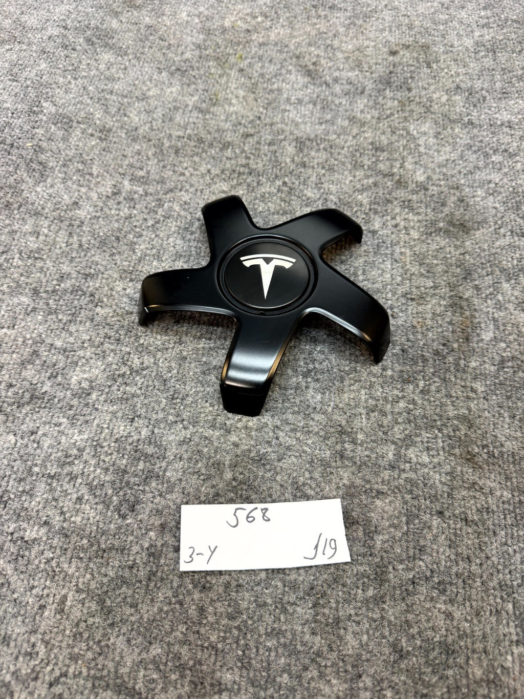 2017–2023 TESLA MODEL 3 WHEEL CENTER HUB CAP TRIM COVER OEM, 1044234-00-A