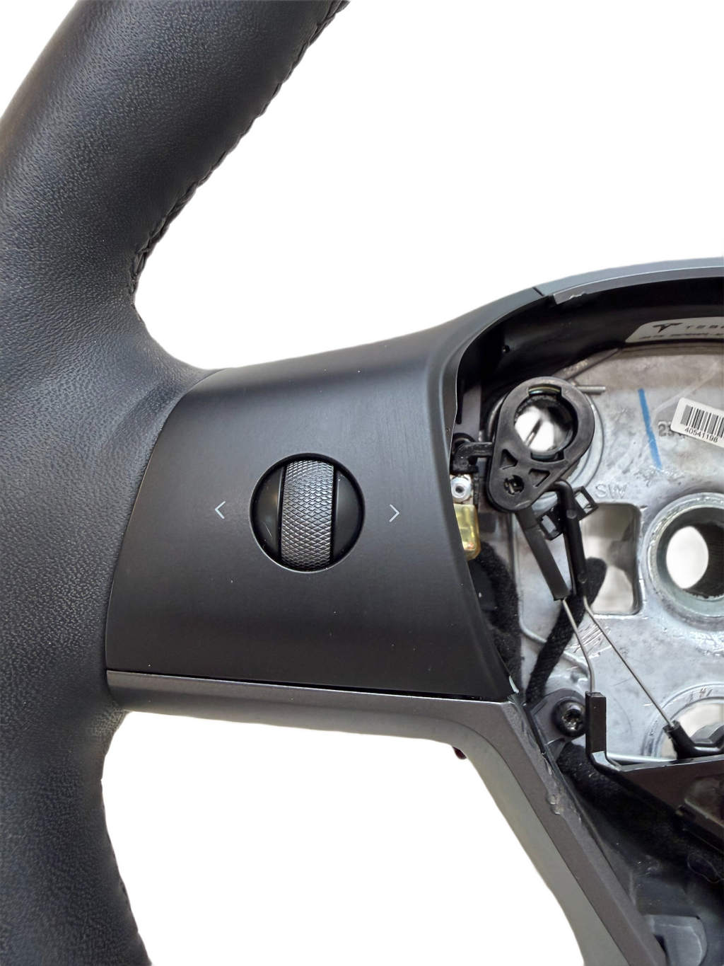 2017-2024 Tesla Model 3 / Y Steering Wheel Leather Black Heated OEM 1490214-00-B