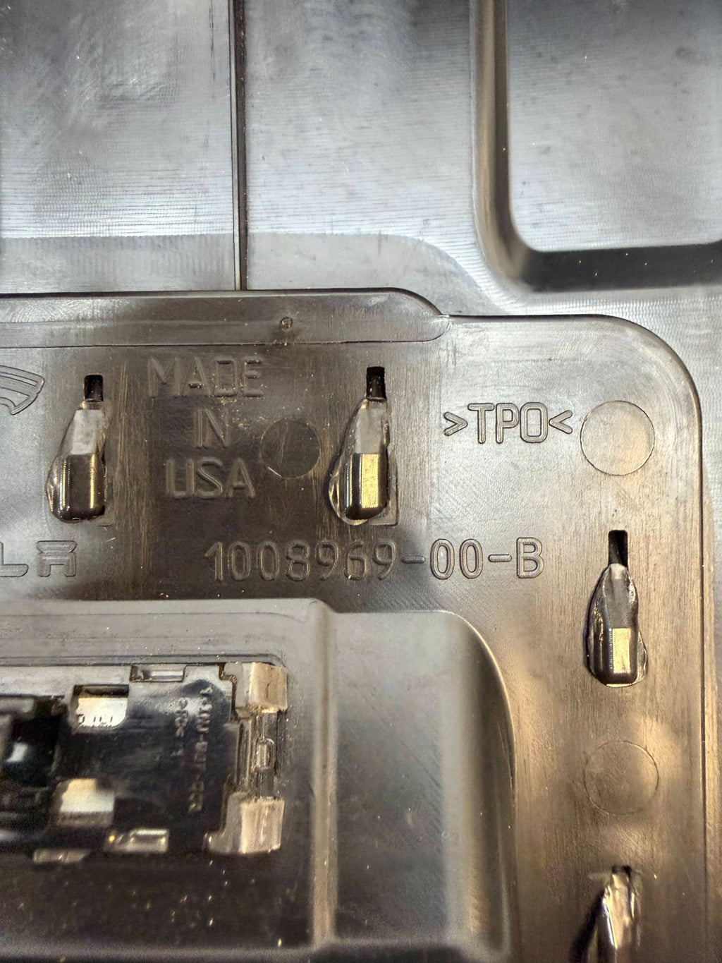 2012-2020 Tesla Model S Front Frunk Lock Latch Opening Switch Cover 1008969-00-B