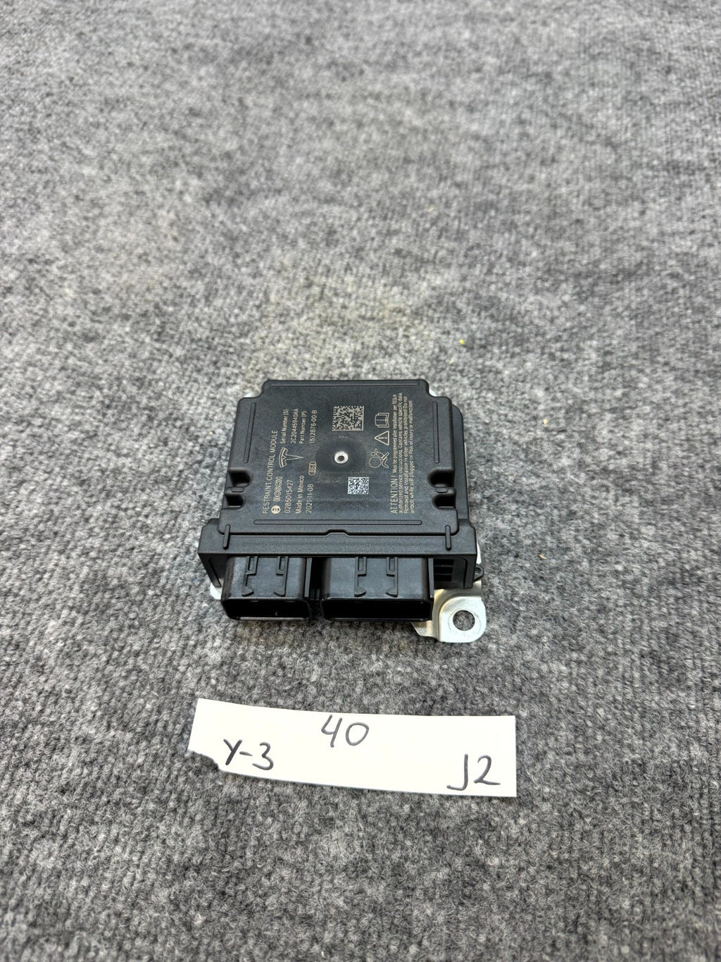 2020 - 2024 TESLA MODEL Y DIAGNOSTIC COMPUTER MODULE UNIT OEM, 1512876-00-B