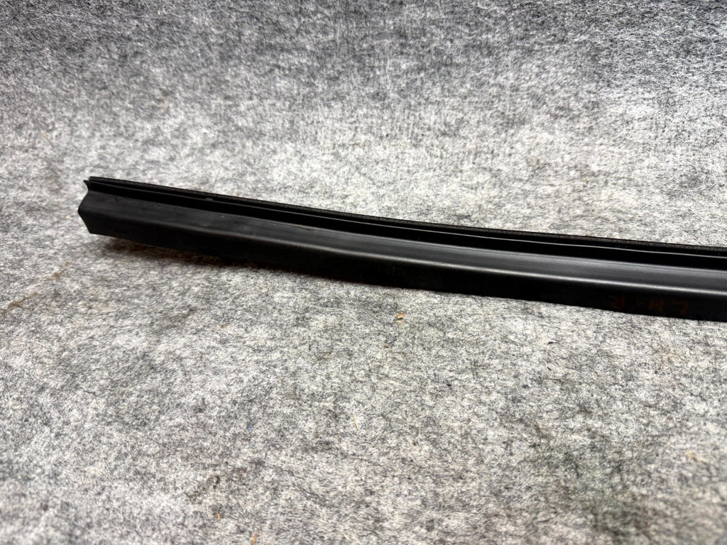 ♦️12-20 TESLA MODEL S REAR LEFT DOOR WINDOW WEATHERSTRIP SEAL OEM, 1038407-00-A