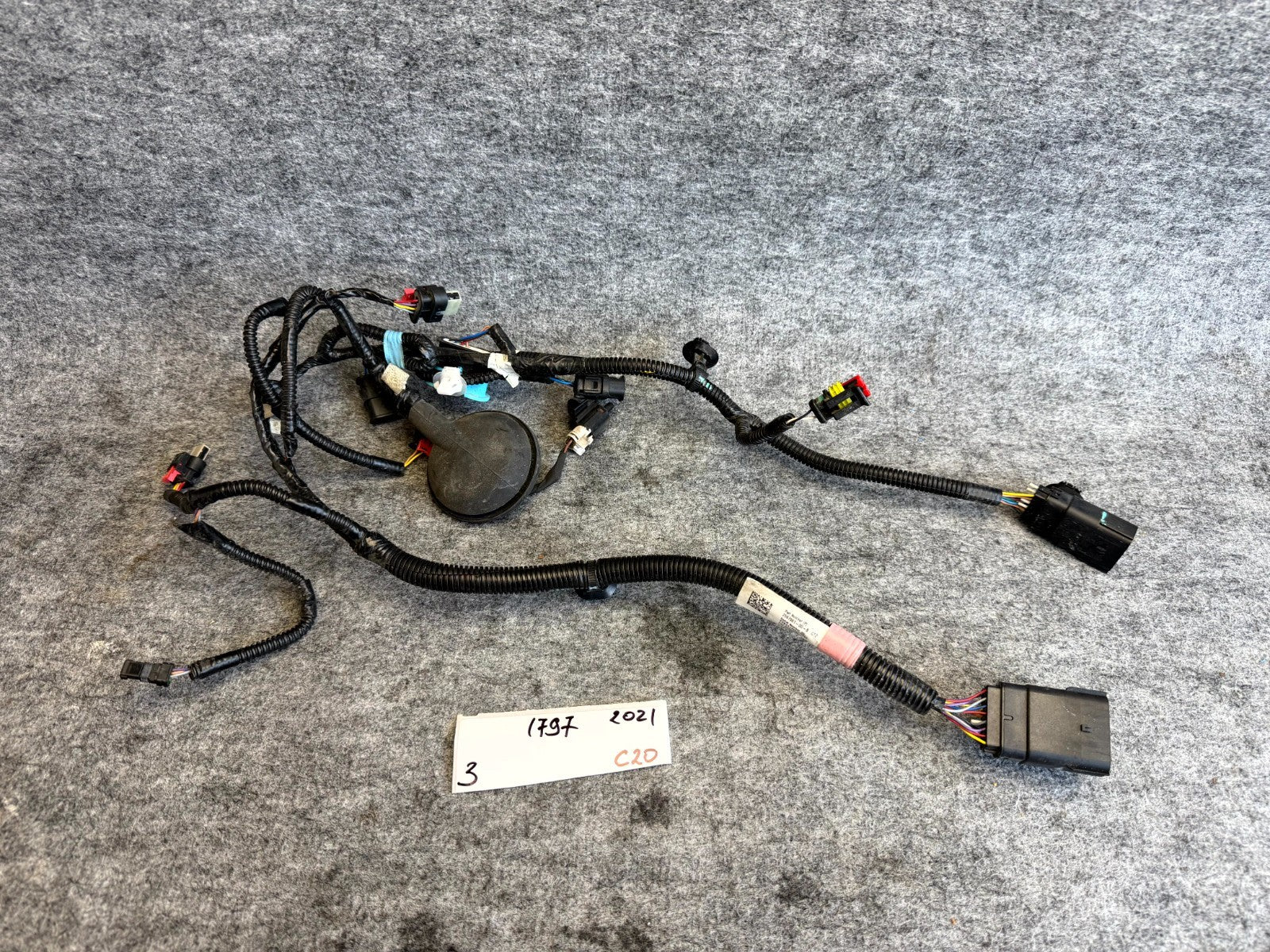 ♦️2017-2023 TESLA MODEL 3 RADIATOR SUPPORT WIRE WIRING HARNESS OEM, 2567961-00-B