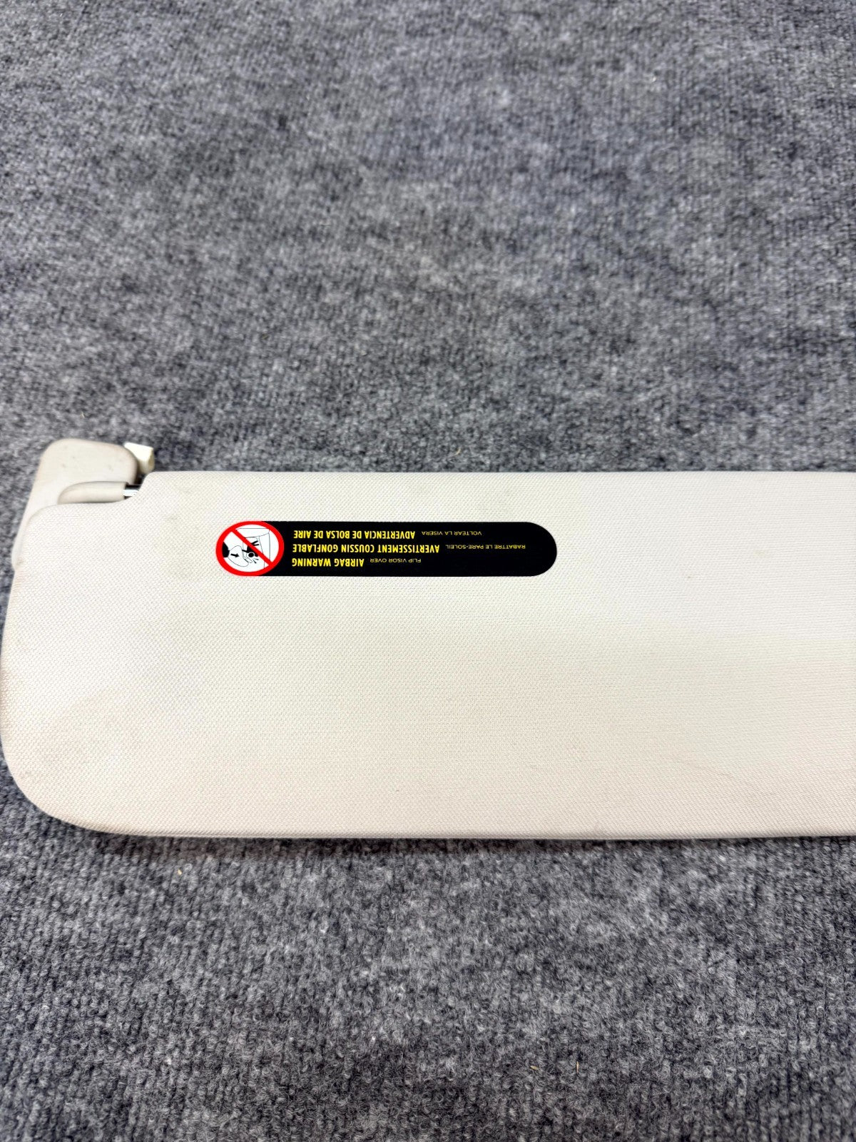 2020 - 2024 TESLA MODEL Y FRONT RIGHT SIDE SUNVISOR SUN VISOR OEM, 1490406-01-B