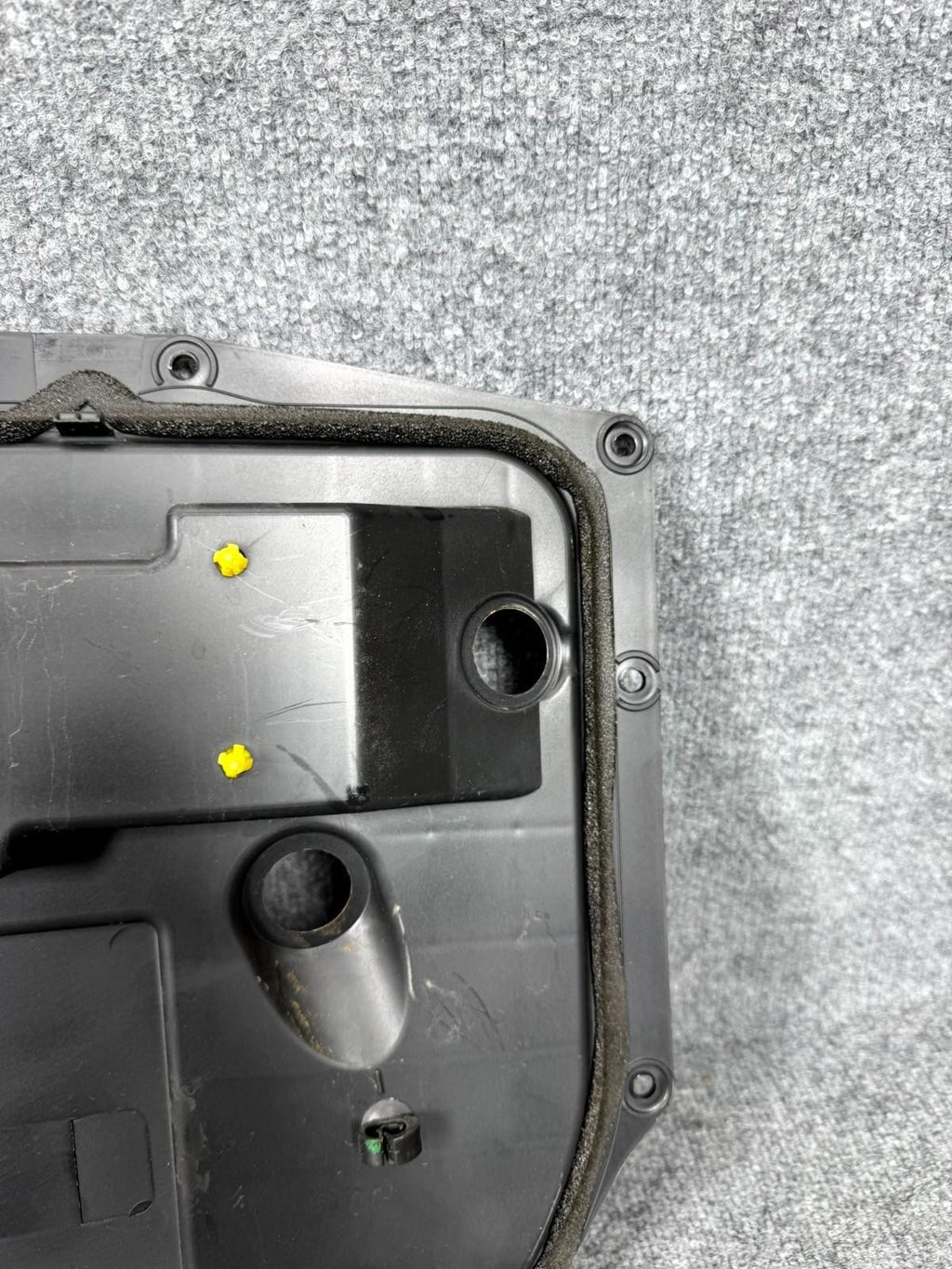 16-20 Tesla Model X Left Side Window Regulator Carrier Panel OEM, 1111671-00-A