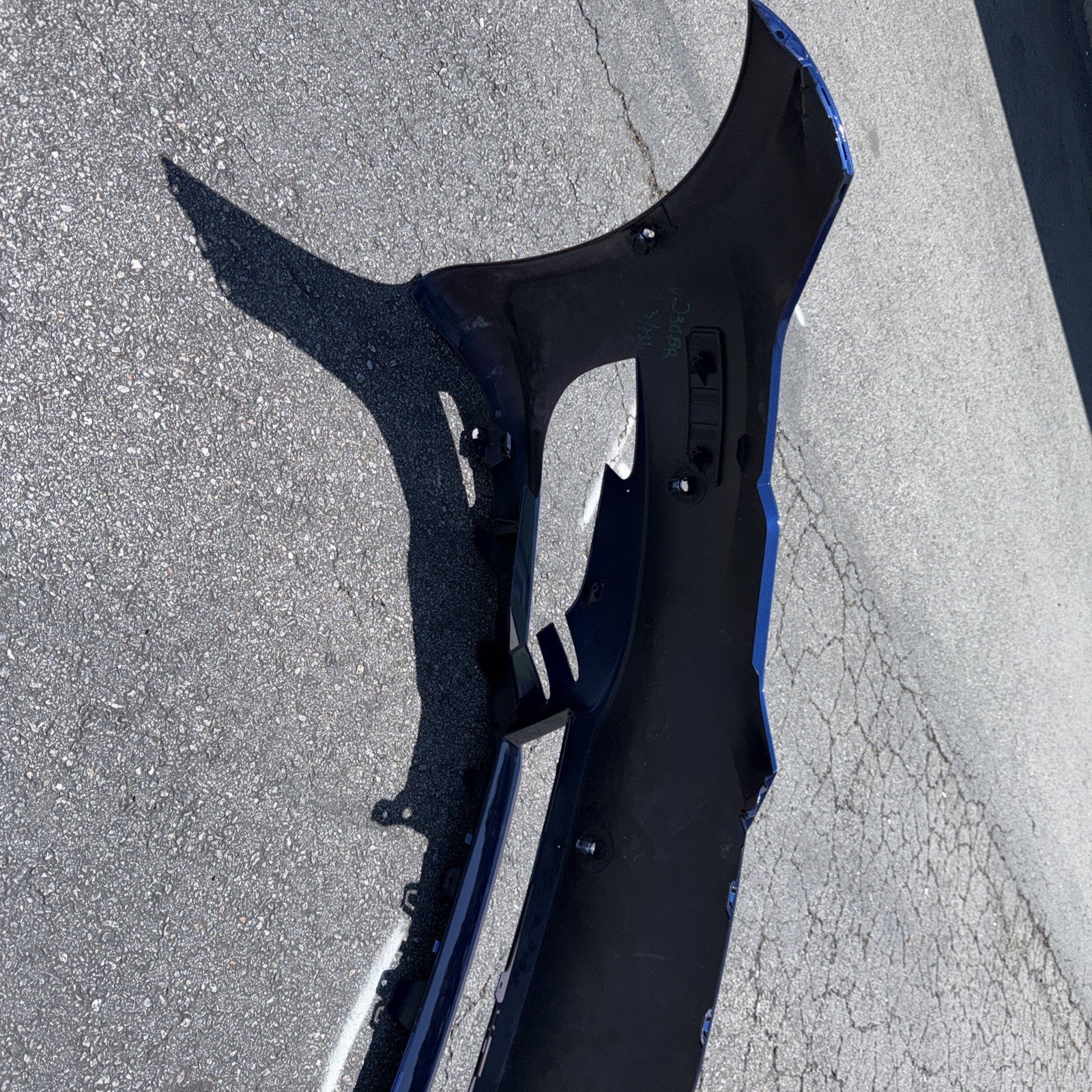 2016-2020 OEM Tesla Model S Front Bumper Cover Panel Black BLUE OEM