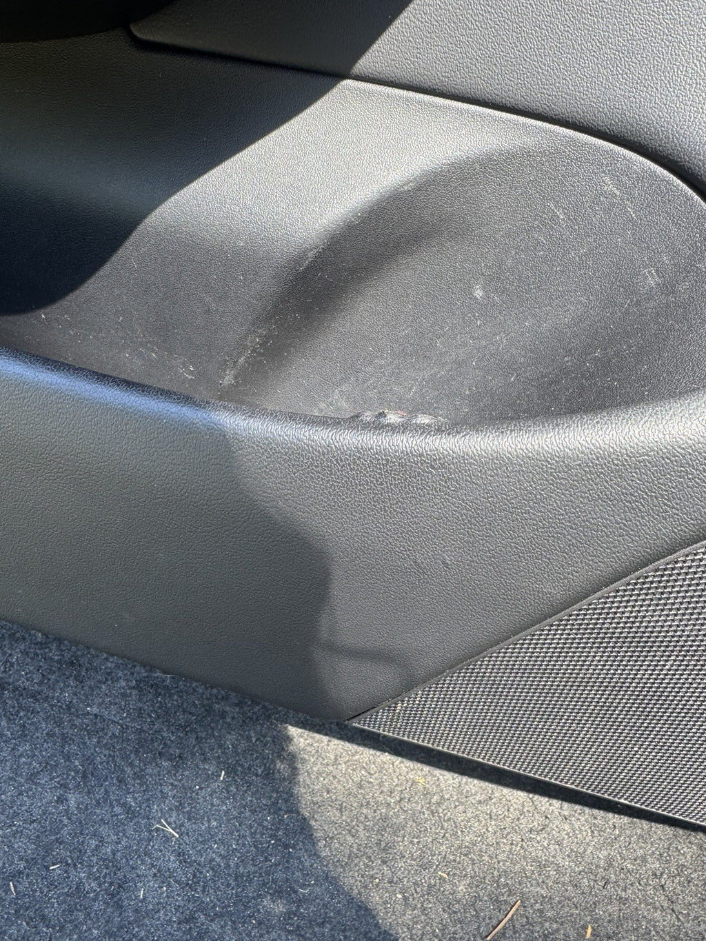 2018-2023 TESLA MODEL 3 FRONT LEFT DRIVER SIDE DOOR SHELL BLUE MIRROR INCUDED