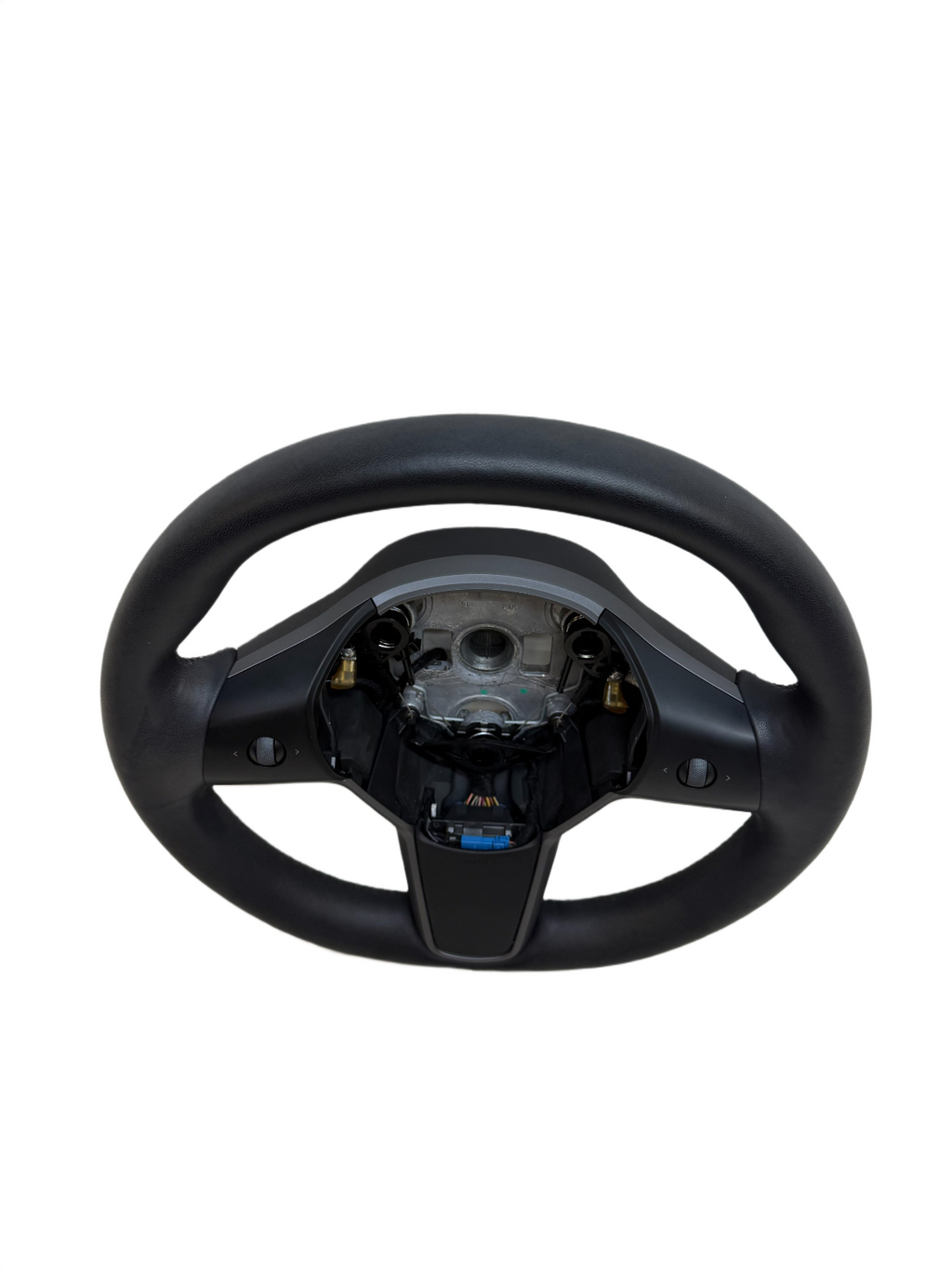 2020-2024 Tesla Model 3 Y Steering Wheel Leather Black Heated 1490214-00-B