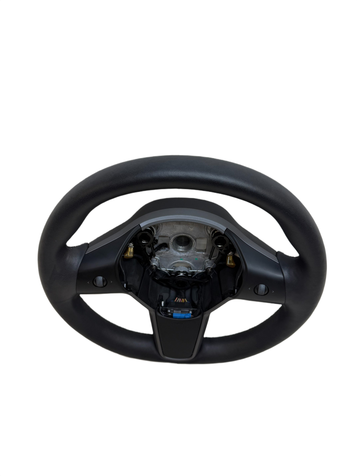 2020-2024 Tesla Model 3 Y Steering Wheel Leather Black Heated 1490214-00-B