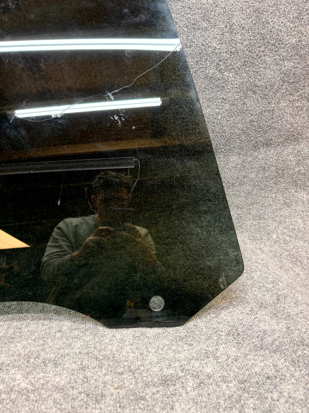 2020 - 2024 TESLA MODEL Y REAR RIGHT SIDE DOOR WINDOW GLASS OEM, 43R-014553