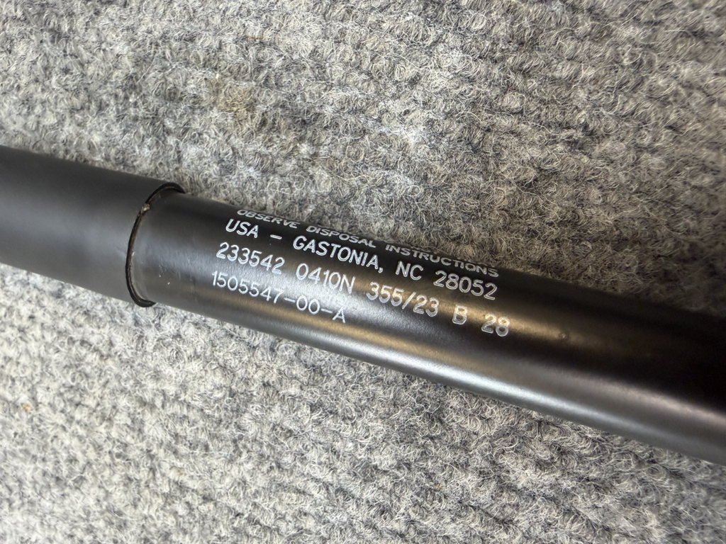 2020-2024 TESLA MODEL Y FRONT LEFT & RIGHT HOOD LIFT SHOCK STRUT OEM, 150554700A