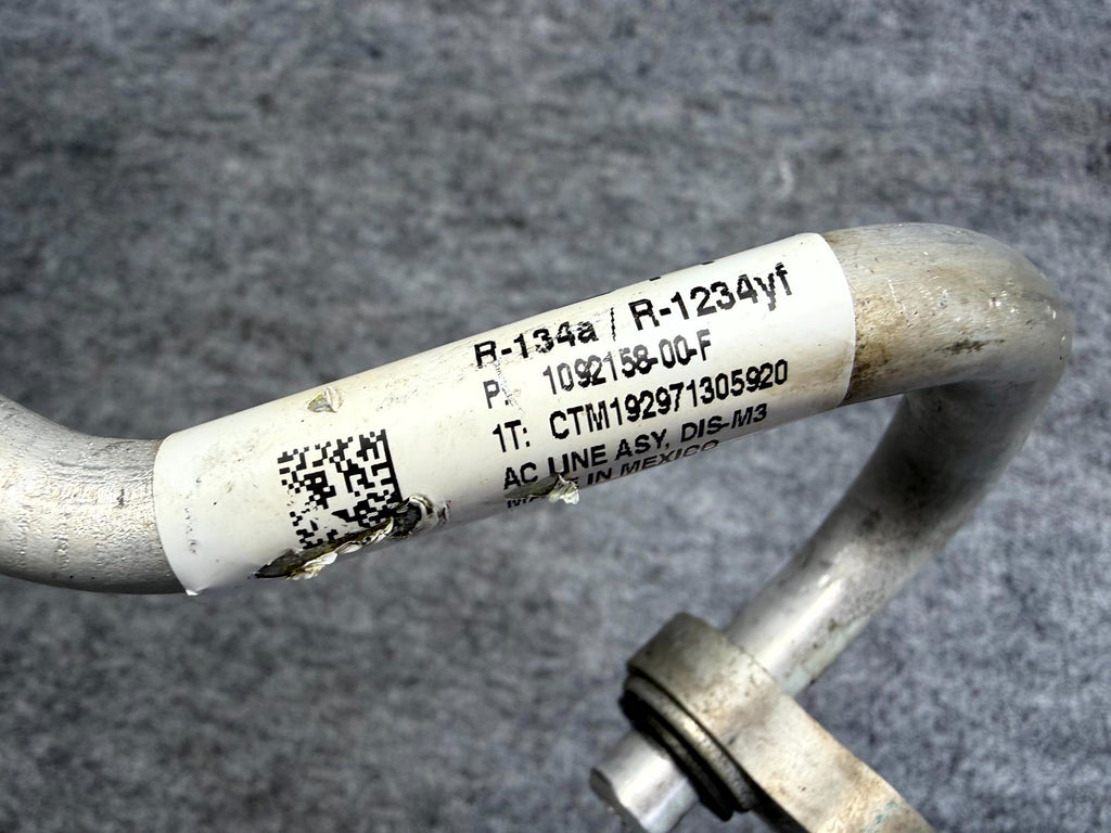 ♦️17-23 TESLA MODEL 3 AC AIR CONDITION HOSE LINE DISCHARGE PIPE OEM, 109215800F