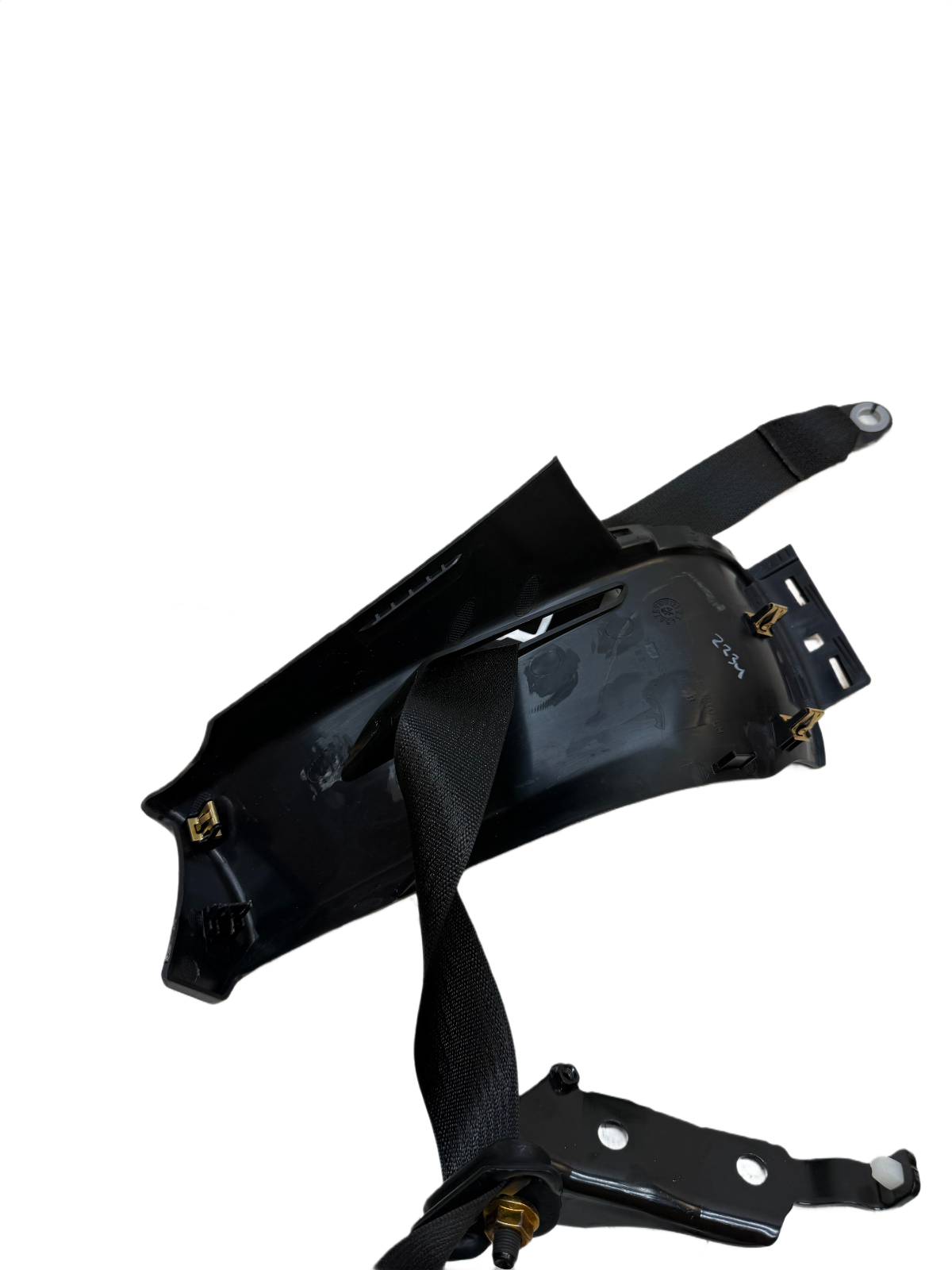 2012-2015 Tesla Model S C-Pillar Middle Trim w/ 2nd Row Seat Belt 1023136-00-B