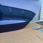 21-23 OEM Tesla Model 3 Rear Left Driver Side Door Shell Panel COMPLETE BLUE
