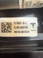 2017-2023 Tesla Model 3 Front Right Door Window Regulator OEM 1096621-00-L